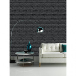 Arthouse Black Brick - Wallpaper