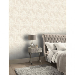 Arthouse Diamond Wood Grey Beige - Wallpaper